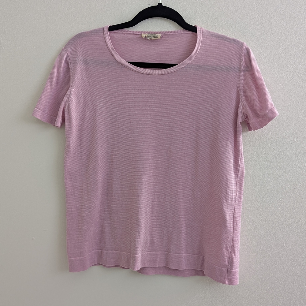 💗 Malo for Davide Cenci Vintage Italian Knit Top – Size S/M– Pink Lightweight T